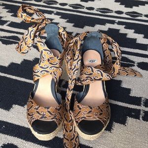 UGG Lucianna Wedge Sandals